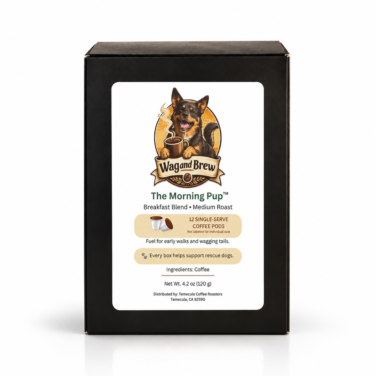 The Morning Pup™ Coffee Pods | 12-Pack