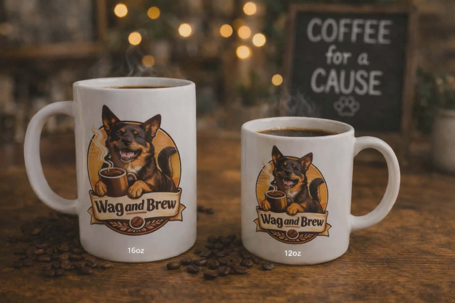Wag and Brew Coffee Mug ☕🐾